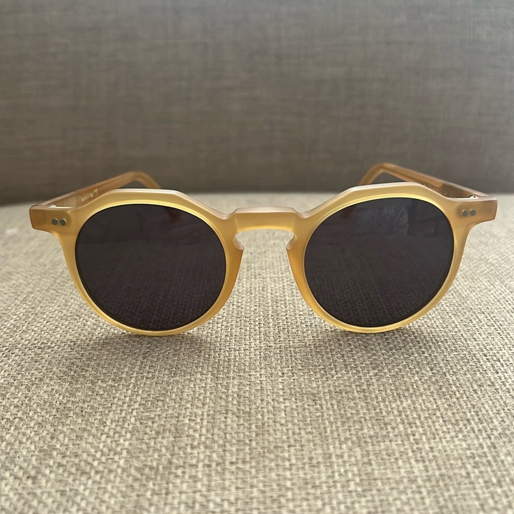 GRO eyewear - honey yellow sunglasses